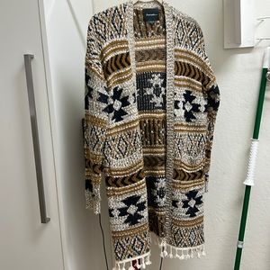 Patterned cardigan